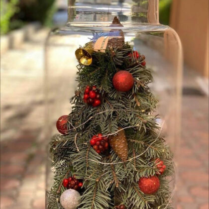 Charming Christmas Glass