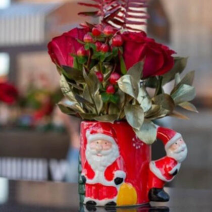 Christmas Flowers Mug