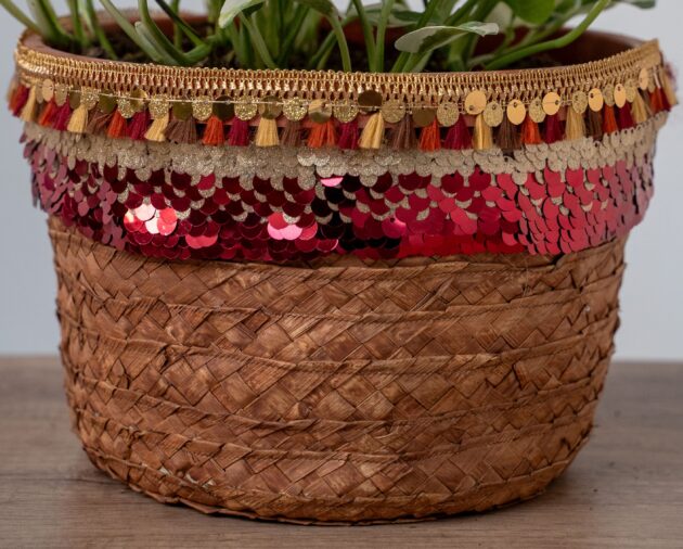 Marble Queen Njoy Bamboo basket - Image 2